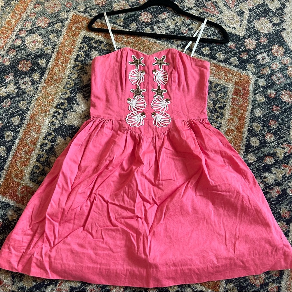 Lilly Pulitzer mayfield dress, pink, size 0, euc
